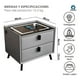 thumbnail image 2 of Buro Inteligente Mesa De Noche Organizador Recamara Mueble Acabado Mate Color Gris, 2 of 5