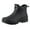 Black, variant on Womens Mens Comfy Non-Slip Durable Rain Shoes Rain Boots Waterproof Chelsea Shoes Outdoor Walking Water Shoes Wear-Resistant Ankle Boots