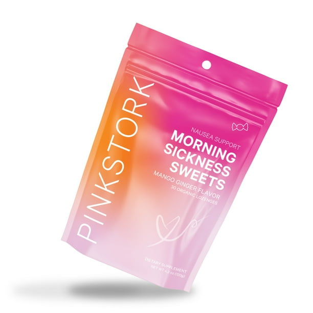 Pink Stork Morning Sickness Relief Sweets Mango, Ginger + Vitamin B6