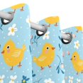 thumbnail image 3 of Lovely Chicken and Flowers Blackout Curtains 72 inch Length 2 Panels Grommet Drapes for Bedroom Living Room 72x55, 3 of 6