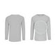 thumbnail image 3 of Playera Peso Completo Cuello Redondo Manga Larga para Caballero, Color Gris Jaspe, Talla Grande, 90% Algodón-10% Poliéster. Yazbek C0304, 3 of 3