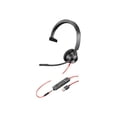 thumbnail image 1 of Poly Blackwire 3315 - 3300 Series - headset - on-ear - wired - 3.5 mm jack, USB-A, 1 of 3