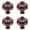 Coffee, variant on 12pcs Ivory Pumpkin Knobs, Vintage Ceramic Cabinet Knobs, Dresser Drawer Door Knobs Drawer Pulls Dresser Handles with Mounting Screws - Leaf Pattern