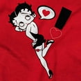 thumbnail image 2 of Betty Boop Love Heart Exclamation Women Plus Size Hoodie Brisco Brands 5X, 2 of 4