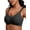 Black, variant on Womens Wireless Bras V Mesh Comfortable Bralette Supportive Tshirt Bra No Underwire Seamless Push Up Everyday Bras