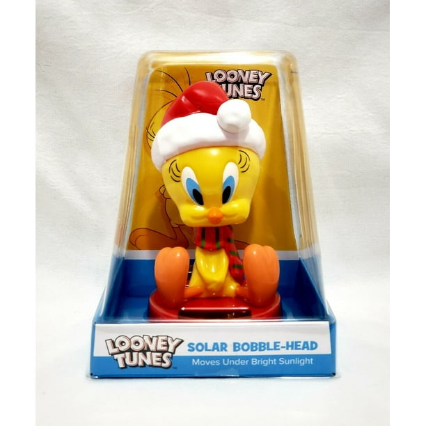Looney Tunes Tweety Bird Christmas Solar Bobbler Bobblehead