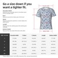 thumbnail image 4 of Bixox Men's Rabbit And Butterfly Printed Short Sleeve Skinny Athletic T-Shirt, 4 of 6