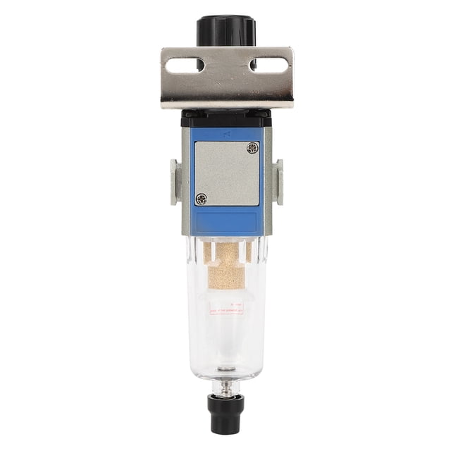 GFR200-08 Régulateur de Pression d'Air en Alliage d'Aluminium - G1/4 Pouce, 0-0.9 MPa Pression Réglable, 1 MPa Pression de Travail Max, Précision de Filtration 5m, Tasse de Filtre 10cc, -5 à 70°C Température de Fonctionnement