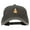 Black, variant on Candy Corn Embroidered Unstructured Cotton Cap - Gold OSFM