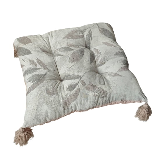 hulanddfd Soft Velvet Chair Pads with Ties Dining Chairs Pads Square Non Slip Butt Cushion for Bedroom Living Room 18x18 Inch