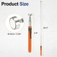 thumbnail image 2 of 3pcs Telescoping Magnetic Pickup Tool 8LB Stainless Steel 5.9" to 28.3" Extendable Magnet Retrieval Stick with Pocket Clip for Car Industry Garage Office, Orange, 2 of 7