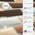 thumbnail image 4 of SMART TILES Peel and Stick Backsplash tiles - 4 Sheets of 10in x 9in - 3D Adhesive Peel and Stick Tile Backsplash for Kitchen, Bathroom, Wall Tiles, 4 of 6