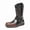 Black, variant on Men's Western Cowboy Boots, with Embroidery & Harness Strap, Non-Slip Durable Outsole, Casual Fashion Riding Boots for Men
