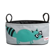 3 Sprouts Universal Stroller Organizer - Baby Jogger Caddy with Cup Holder, Raccoon
