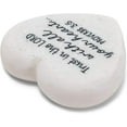 thumbnail image 2 of Lighthouse Christian Products 135464 2.25 x 2.25 in. Scripture Stone Plaque - Hearts of Hope No.40735, 2 of 6