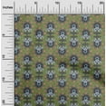 thumbnail image 1 of oneOone Cotton Flex Fabric Leaves & Floral Block Print Sewing Fabric BTY 40 Inch Wide, 1 of 4