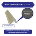 thumbnail image 5 of Metal Roof Snow Guard/Stop with Full Installation Kit, Prevent Snow Sliding Off of Your Metal Roof, Multiple Colors and Quantities (6 Pieces - 20FT Kit, Stainless Steel), 5 of 5