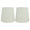 Eggshell, variant on Set of 2 Eggshell Linen Clip On Chandelier Lamp Shades, 4-inch by 5-inch by 5-inch
