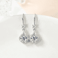 thumbnail image 7 of Silver-Plated Teardrop Earrings 3-Piece Set – Retro Design, Unisex Jewelry with Gift Box, 7 of 7