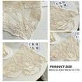 thumbnail image 3 of Fashionable Lace Triangular Scarf Women's Fashion Accessory French Farm Styles Hairpieces for Modern Women and Teens, 3 of 8