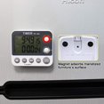thumbnail image 3 of Kitchen Timer, 2 Channel Kitchen Timer, Adjustable Buzzer Volume, Kitchen Timer, Stopwatch, Large LCD Display, Magnetic Back, No Battery, 3 of 5