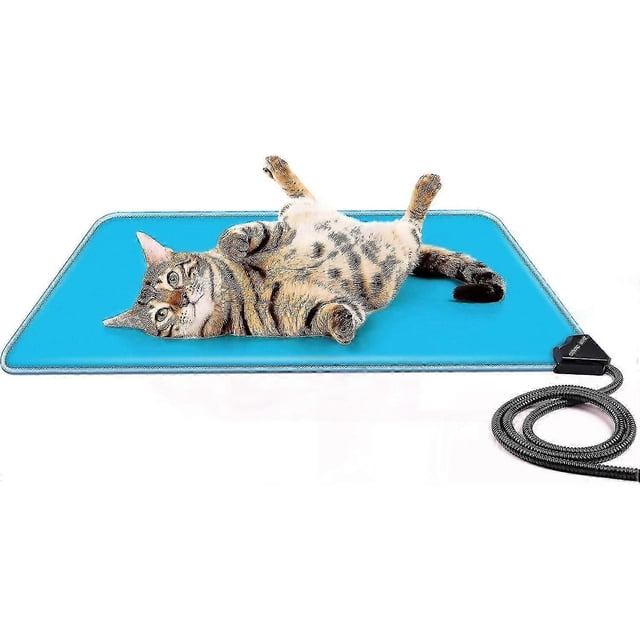 Extra Large Outdoor Pet Heating Pad for Dog & Cat, All-Round Waterproof Heated Cat Dog Bed for