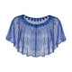 thumbnail image 1 of Chal para mujer, capa con lentejuelas, chal informal, vestidos de moda Azul, 1 of 7