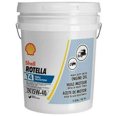 Shell Shell Rotella 15W-40 Diesel Heavy Duty Engine Oil 5 gal 1 pk