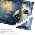 thumbnail image 3 of Winter Cabin Bears 500Piece Adult Jigsaw Puzzle A Relaxing & Challenging Puzzle For Adults Featuring Stunning Winter Scenery & Bears Great Gift Idea Home Decor, 3 of 7