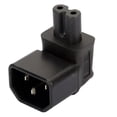 thumbnail image 1 of Adaptador IEC 320 Enchufe de 3 clavijas, C14 a Enchufe Cloverleaf Adaptador de corriente Micky C7, 40 Hugo Adaptador IEC320 C14 a C7, 1 of 10