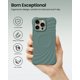 thumbnail image 5 of Funda de teléfono ORNARTO Vortuxe para iPhone 15 Pro, color verde pino, 5 of 7