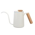 thumbnail image 1 of Stainless Steel Handle Drip Pot, Gooseneck  Drip Kettle Precise Pouring Multilayer Base Comfortable  For Induction Stove 600ml, 1 of 8