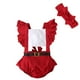 thumbnail image 1 of Vestido de tutú con volantes y traje navideño de elfo de Papá Noel para niñas pequeñas, 1 of 4