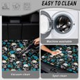 thumbnail image 5 of HUISEFOR Skull And Blue Rose Car Trunk Mat 29" x 39" Non-Slip Full Protection All Weather Trunk Protection Cargo Liner, Waterproof, Easy To Clean, Anti-Scratch,for Car SUV Sedan Auto, 5 of 7