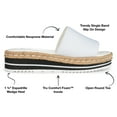 thumbnail image 4 of Journee Collection Womens Rosey Tru Comfort Foam Wedge Heel Espadrille Sandals, 4 of 7