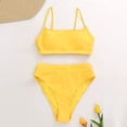 thumbnail image 6 of Womens High Waisted Swimsuits Bottom Padded Bathing Suits Bikini Sets Top Two Piece Swimwear Swim Suits Womens Two Piece Shorts Bathing Suit Women Two Piece Sunflower Junior Swimsuit Top plus Size, 6 of 6
