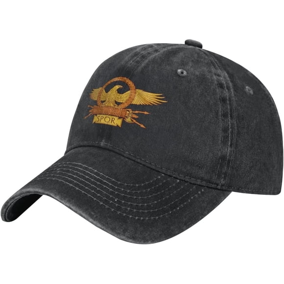 Gold Roman Imperial Eagle SPQR Baseball Cap Men's Womens Mom Hat Unisex Duck Tongue Caps Adjustable Golf Hats