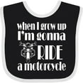 thumbnail image 3 of Inktastic Future Motorcycle Biker Boys or Girls Baby Bib, 3 of 4