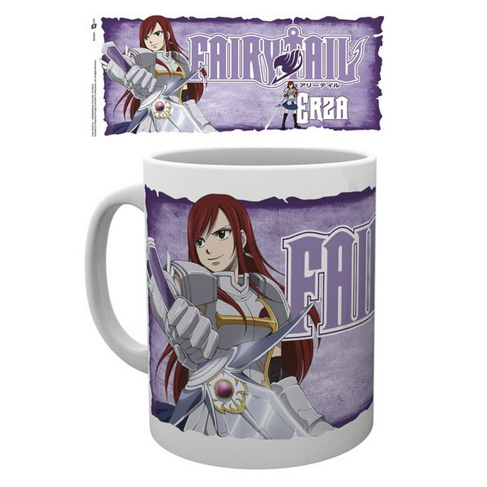 Fairy Tail Ceramic Manga / Anime Coffee Mug / Cup (Erza) Walmart