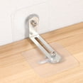thumbnail image 4 of OFFIGAM 5Sets High Efficiency Plated Silver Furniture Safety Straps No Drill for Secure Home Use Antitip Protection, 4 of 8