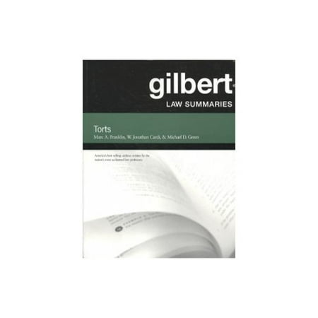 Gilbert Law Summaries Torts Walmart Com