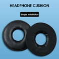 thumbnail image 3 of Joernso Headphone Cushion Comfortable Noise Reduction Headset Accessories Faux Leather Ear Pad for Logitech H390, 3 of 7
