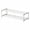 White, variant on Shoe Rack Organizer, 2-Tier Metal Freestanding Shoe Storage Shelf, 45cm Compact Space Saving Shoe Stand, Practical Rack for Entryway, Closet, Bedroom, Dorm Room & Home Footwear Storage