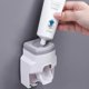 thumbnail image 3 of 2 Pcs Wall Mount Toothpaste Dispenser Toothbrush Holder Set, Wall Holder (gray), 3 of 5
