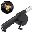 thumbnail image 4 of Mini Air Blower Manual Hand Crank Bellows Portable Mini Air Blower 25cm Manual Hand Crank Bellows For Barbecue Fire Air Blower For Outdoor Kitchen Picnic Camping, 4 of 7