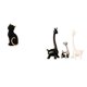 thumbnail image 1 of Estatua De Jirafa De Gato, Figura Decorativa De Cerámica De Resina, Adorno Coleccionable, Escultura De Animal, Centro De Mesa Creativo Moderno Para Entrada, Escritorio, Oficina, Estantería,, 1 of 8