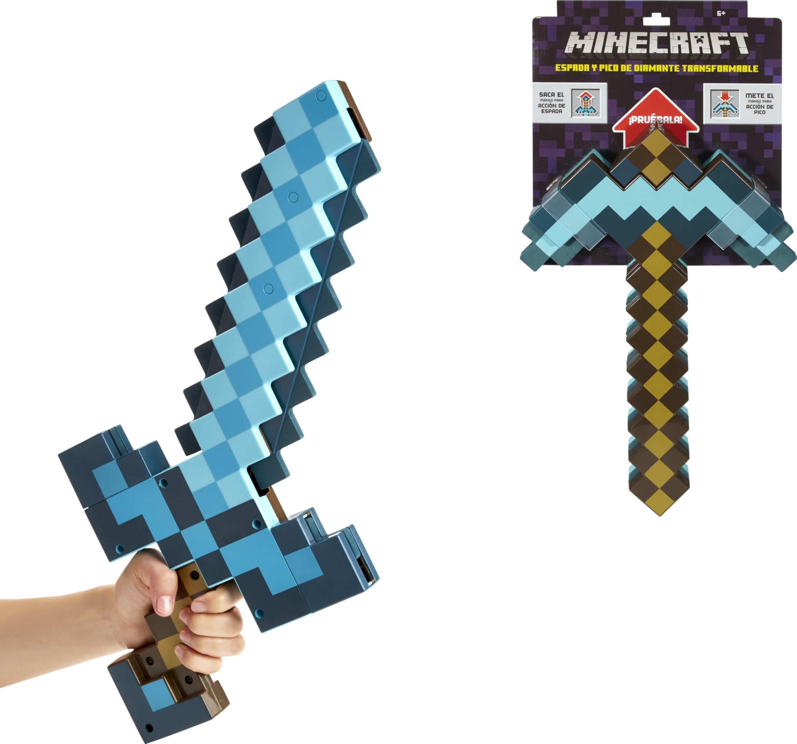 Toy Accessory Mattel Minecraft Transforming Diamond Sword & Pick