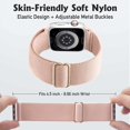 thumbnail image 5 of Stretchy Watch Band Compatible for Apple Watch Band 41mm 40mm 38mm Comfortable A, 5 of 5
