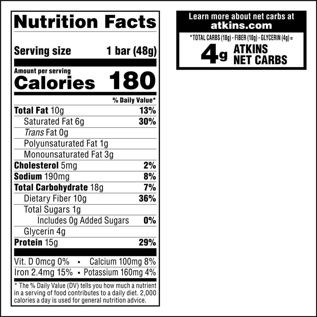 Protein-Rich Meal Bar, Double Fudge Brownie, Keto Friendly, 5 Count