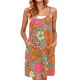 thumbnail image 1 of WILLBEST Vestidos De Verano Falda Con Tirantes Estilo Vacaciones Estampado Playa Verano Para Mujer 3001, 1 of 3